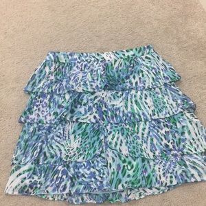 Fun, colorful, tiered skirt